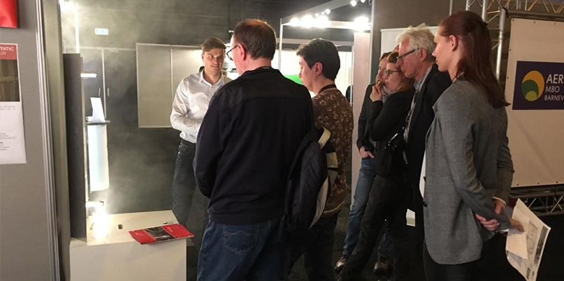 A lot of interest for the fine dust theme at the Dutch Poultry exhibition!